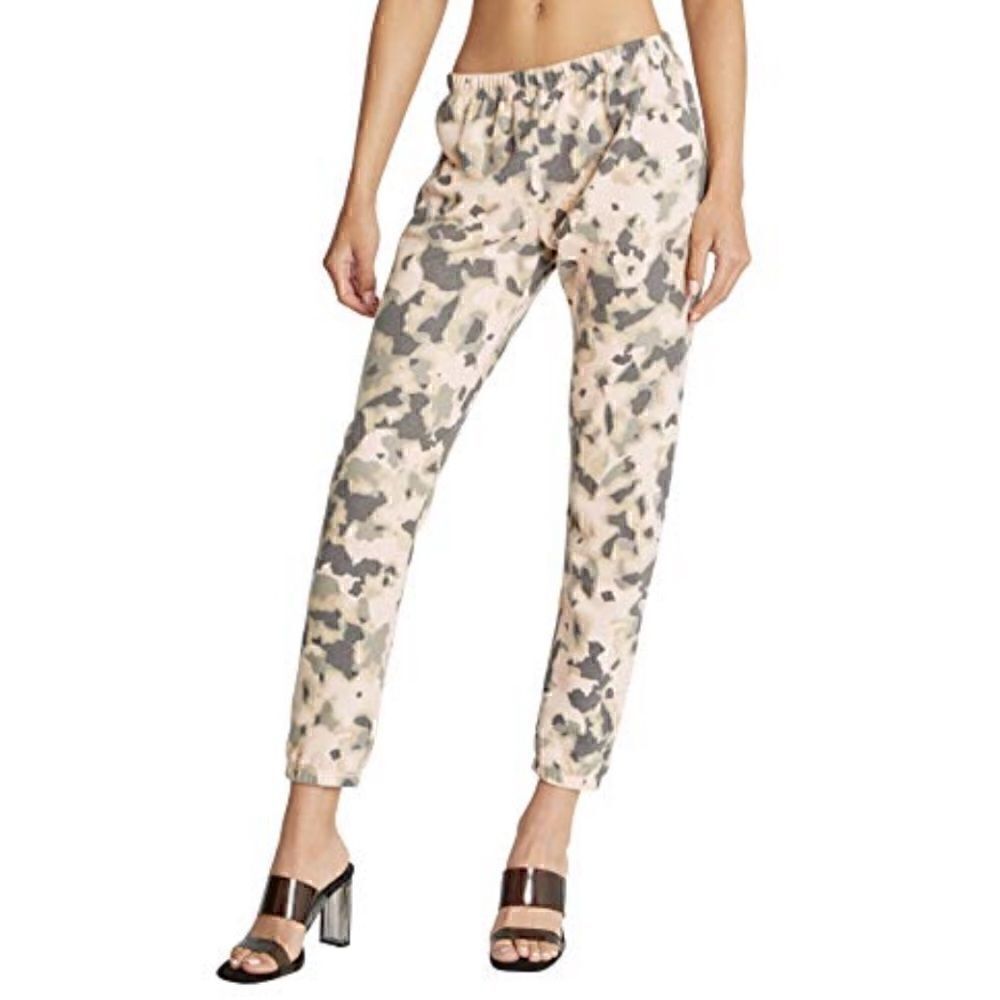 Wildfox Sweatpants Womens Sz small Knox joggers camouflage grunge drawstring New